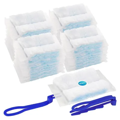 Produktbild von 40 Stück Staubmagnet Nachfüllpack Tücher mit 2 Handgriffen kompatibel mit Swiffer | Staubentfernung Tierhaare Haushalt