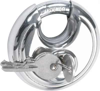 Produktbild von Rundbügelschloss / Vorhängeschloss 90mm mit 2 Schlüsseln