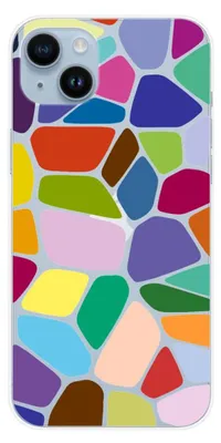 Image de 1001Coques - Coque silicone compatible avec Apple iPhone 14 Plus - Motif vonoroi - Design original imprimé en France