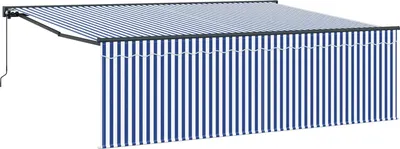 Zdjęcie produktu dla Markiza zwijana Niebieski i biały 400 × 300 cm