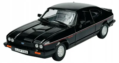Produktbild von Bburago 1982 Ford Capri Schwarz Modellauto 1:24