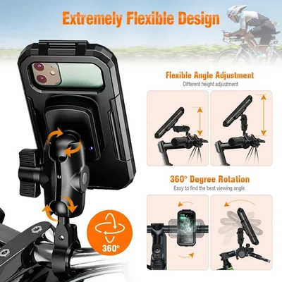 Handyhalter Fahrrad - Fahrrad Handyhalter - GSM Halter Fahrrad - Smartphone Halter Fahrrad