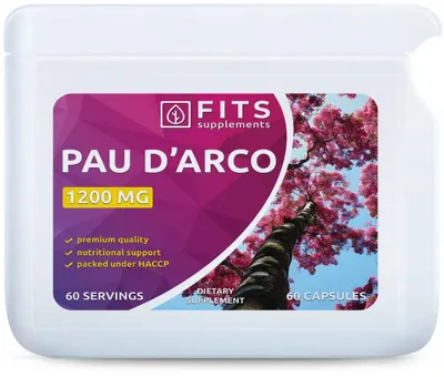 Obrázek produktu pro Pau D'arco Strong 1200 mg, 60 tobolek