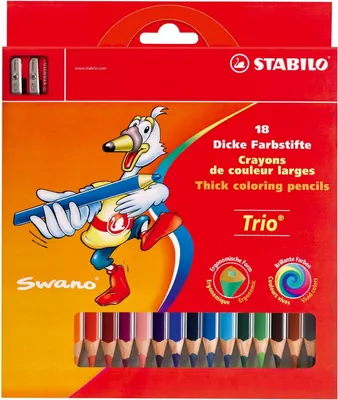 Produktbild von STABILO Trio thick, 18 Stück(e)