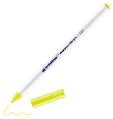 Produktbild von Edding 4600, 1 Stück(e), Gelb, Rundspitze, 1 mm, 165 mm, 11 mm