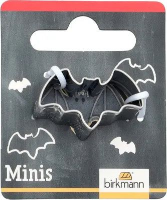 Image de 5 Mini Emporte-pièce Chauve-souris 3 Cm - Birkmann