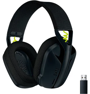 Obrázok produktu pre Logitech G 981-001050, Bezdrôtový, Hranie, 20 - 20000 Hz, 165 g, Slúchadlá s mikrofónom, Čierna, Žltá