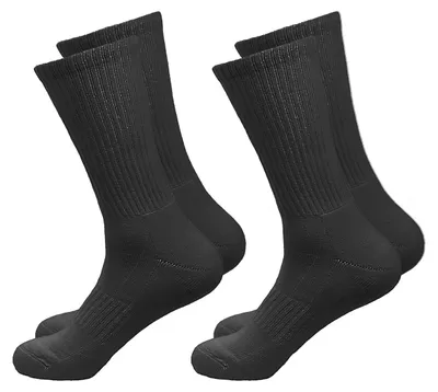 Image de Chaussettes Noires de Ville Adultes | Coton Respirant Tout...|Noir 37–44 EU