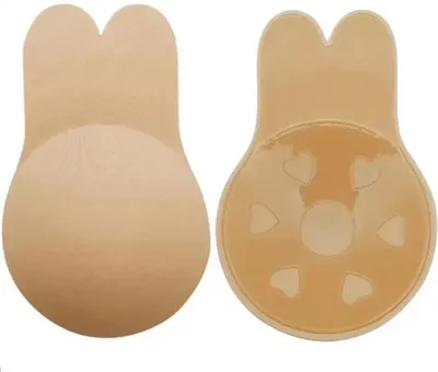 Produktbild von Jumada's – selbstklebender BH aus Baumwolle, Push-Up – unsichtbarer selbstklebender trägerloser selbstklebender BH – wiederverwendbar – rückenfreier BH – Bruststraffung