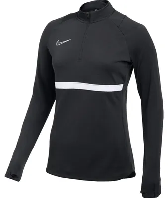 Obrázok produktu pre Nike - Dámska mikina „Academy 21” s krátkym zipsom PP861 (L) (čierna)