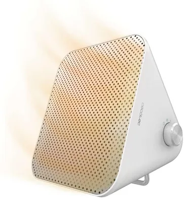 Zdjęcie produktu dla Cecotec ReadyWarm 1500 Max Ceramic, Wentylator elektryczny ogrzewacza pomieszczeń, Ceramika, Wewnętrzna, Biurko, Podłoga, Stół, Biały, Obrotowy