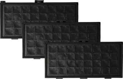 Produktbild von vhbw 3x Staubsaugerfilter Ersatz für Miele SF-AAC30, SF-AH29, SF-AH30 für Staubsauger - HEPA-Filter Schwarz Weiß