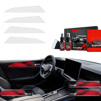 Produktbild von 4in1 Schutzfolien Grizz Protector für Mittelkonsole  - Volkswagen Passat B9 (2024-2025) Matt