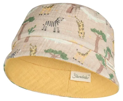 Image de Chapeau de pêcheur réversible Sterntaler Safari