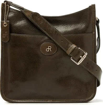 Produktbild von dR Amsterdam Umhängetasche | Leder Schultertasche | Damenhandtaschen | Damen Crossbody Tasche | Milan - 283761 Green