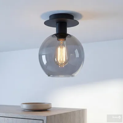 Produktbild von home24 Deckenleuchte - Glas / Eisen