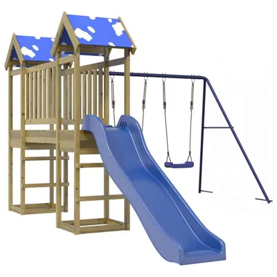 Image de Aire de jeux d'extérieur bois de pin imprégné