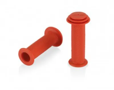 Produktbild von XLC GR-G19 Kindergriffe mit Prallschutz, Noppen, 100 mm, Ø 22 mm, pink (1 Paar)