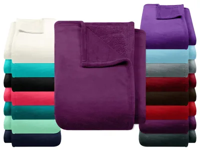Obrázek produktu pro Koraalová fleecová deka, 150x200 cm - Extra měkká a nadýchaná