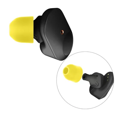 Produktbild von kwmobile 14x Ersatzpolster kompatibel mit Sony WF-1000XM3 / WF-1000XM4 / WF-1000XM5 - 4 Größen - Silikon Ersatz Ohrstöpsel In-Ear Kopfhörer - Polster