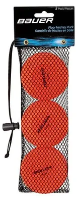 Productafbeelding van Puck voor Floor Street Hockey - 3 stuks - Oranje