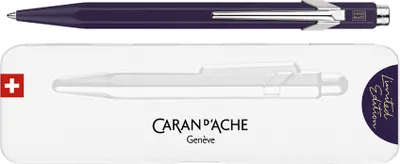Image de CARAN D'ACHE Stylo à bille rétractable 849 violet foncé