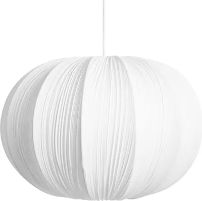 Obrázek produktu pro BELIANI Závěsná lampa bílé látkové stínidlo z bavlny moderní design osvětlení do obývacího pokoje