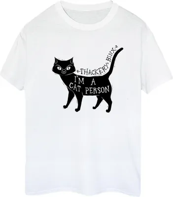 Produktbild von Disney - "Hocus Pocus A Cat Person" T-Shirt für Damen BI20202 (3XL) (Weiß)