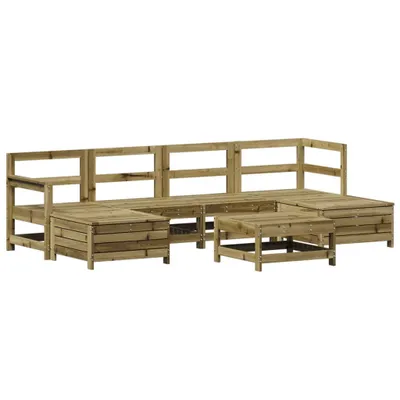 Produktbild von vidaXL 7-tlg. Garten-Sofagarnitur Kiefernholz Imprägniert