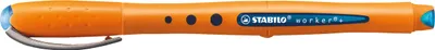 Produktbild von Tintenroller - STABILO worker+ - fein - Einzelstift - blau