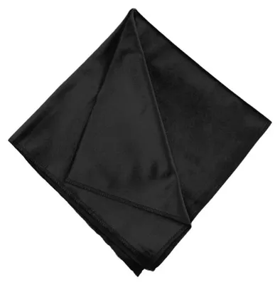 Produktbild von Velours-Servietten Schwarz 45x45 cm – elegante Tischservietten aus Velours, Set 10 Stück, weich & wiederverwendbar