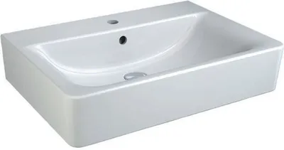 Produktbild von IS Waschtisch Connect Cube, 1Hl., m.Ül., 650x460x175, Weiß