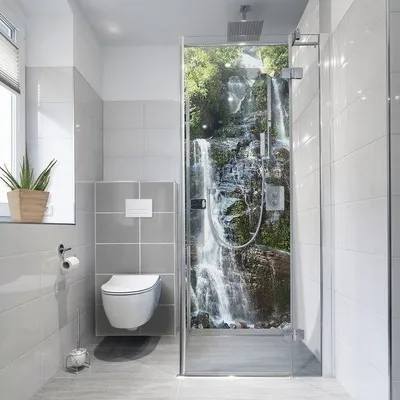 Obrázok produktu pre Samolepiaca PVC tapeta do kúpeľne mySPOTTI fresh Cliff 90x210 cm