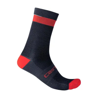 Produktbild von CASTELLI Klassische Fahrradsocken - ALPHA 18 - Blau S-M