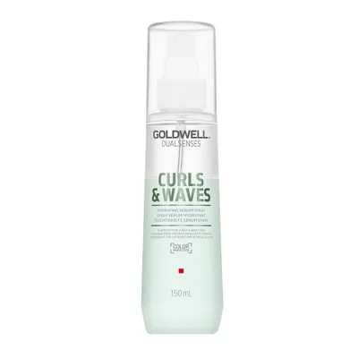 A product shot of a hair serum spray bottle.