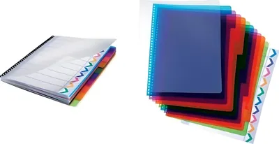 Produktbild von GBC Kunststoff-Register PolyDivider s, DIN A4, PP, 5-teilig (5901323)