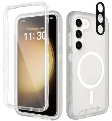 Image de Étui de protection pour Samsung S23, avec film protecteur et protections d'objectif