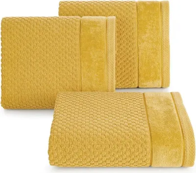 Obrázek produktu pro Masový ručník FRIDA 50x90 hořčicový