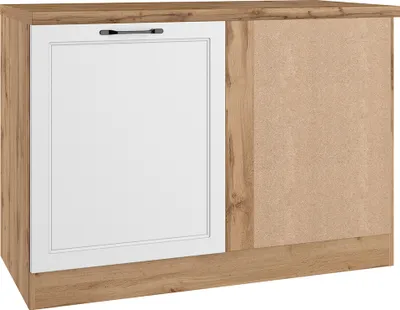 Produktbild von Eckunterschrank 120 cm in weiß und Eiche, MONTERREY-03