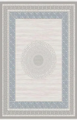 Produktbild von Design Abstrakt Teppiche Teppich Schlafzimmer 160x230 Luxus  Art-Deco-Stil Blau