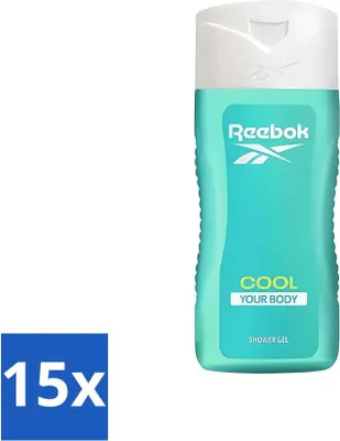 Produktbild von Reebok Cool Your Body Duschgel 400 ml - Vorteilspack - 15 Stücke