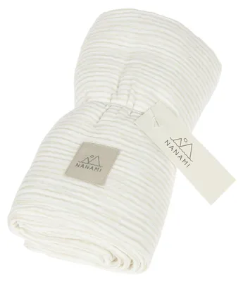 Produktbild von Nanami Swaddle - Stripe - 100 x 135 cm - Off-White