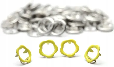 Image de Set de boutons en acier inoxydable, 10 pièces, lavables