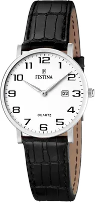 Immagine prodotto di Festina orologio da donna classic F16477/1 orologio da polso al quarzo in pelle nero UF16477/1