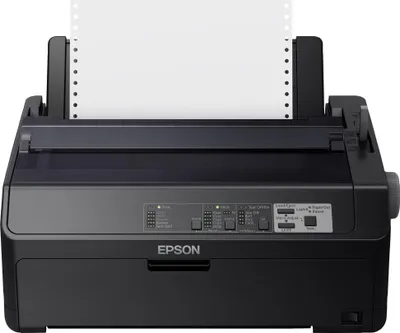 Produktbild von Epson FX-890IIN, 612 Zeichen pro Sekunde, 240 x 144 DPI, 463 Zeichen pro Sekunde, 10 Zeichen pro Zoll, 6 Kopien, CODABAR (NW-7), Code 128 (A/B/C), Code 39, Industrial 2/5, Matrix 2/5, POSTNET, UPC-A, UPC-E