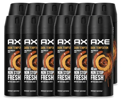Produktbild von 12 x Axe Deodorant Spray Dark Temptation 150 ml - Vorteilspackung - 12 Stücke