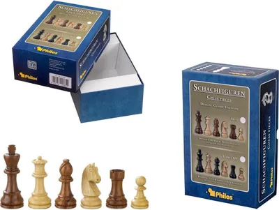 Obrázok produktu pre Šachové figúrky Artus z dreva, Staunton, 65 mm, Setup Box