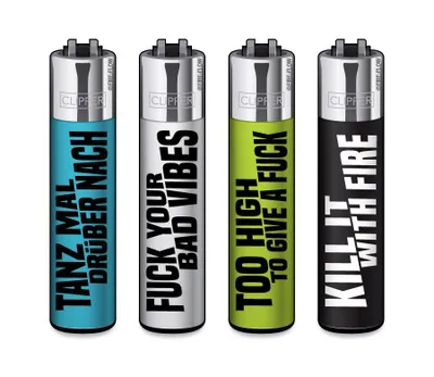 Produktbild von Clipper Feuerzeug 8er Set FFX Shortiez