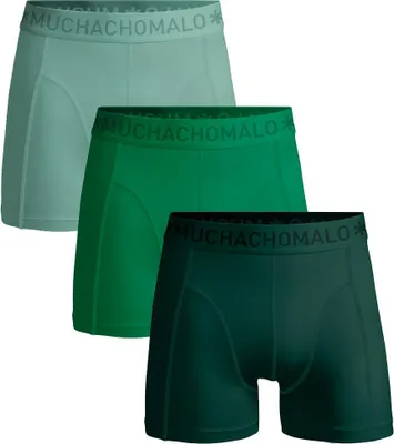 Productafbeelding van Muchachomalo heren boxershorts – 3-pack – katoen, stretch – comfortabele ondergoed – maat M - U-SOLID1010-1257