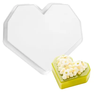 Obrázok produktu pre Silikónová forma na mousse, tortu a čokoládu – srdcová 3D forma na pečenie